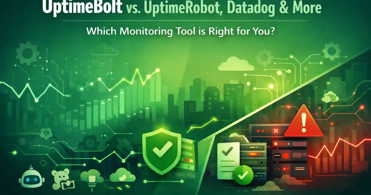 UptimeBolt vs Datadog and other monitoring tools: the strategic guide for CTOs and SREs looking to move from reaction to prediction