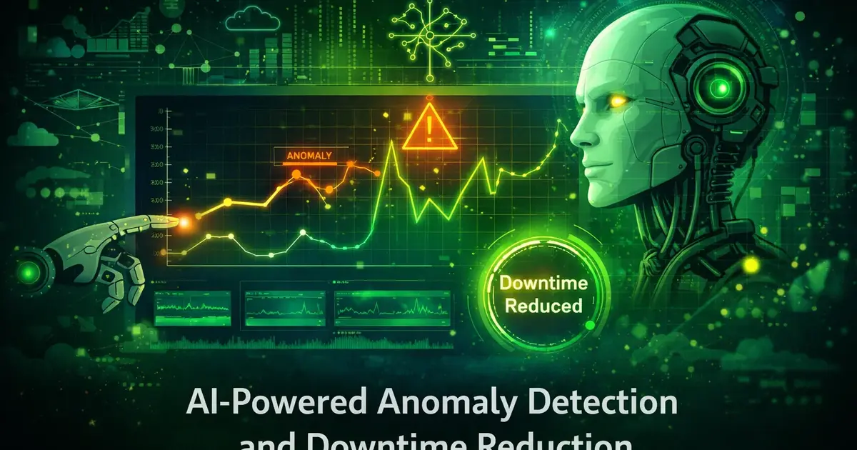 Qué es la detección de anomalías con IA  y cómo puede reducir el downtime