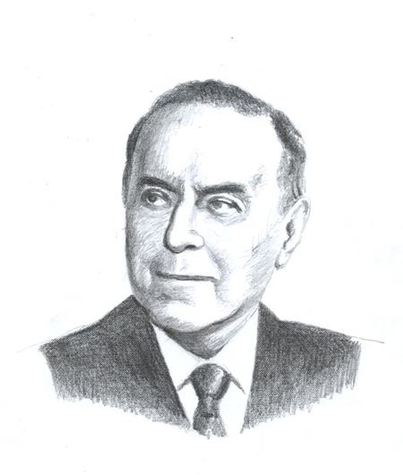 Heydər Əliyevin yağlı boya portreti