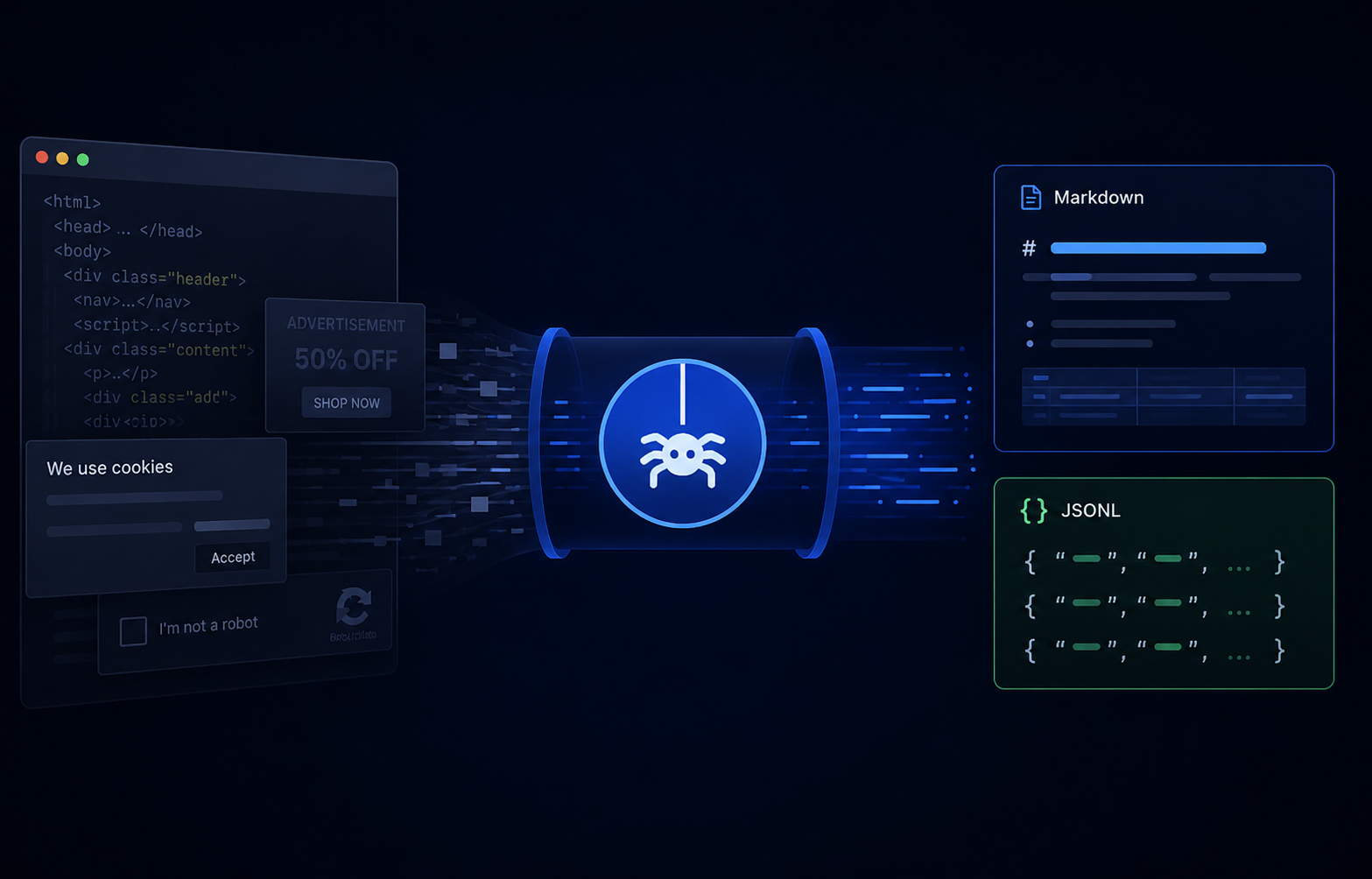 How to extract web data for AI training pipelines | Spidra Blog