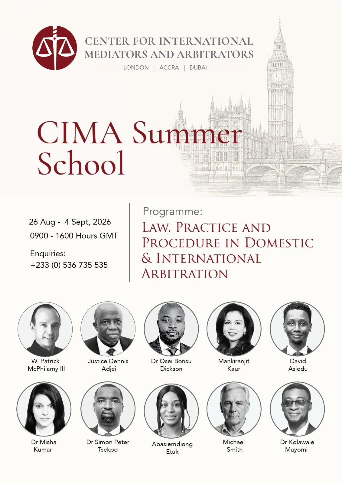 CIMA Summer School on International Arbitration