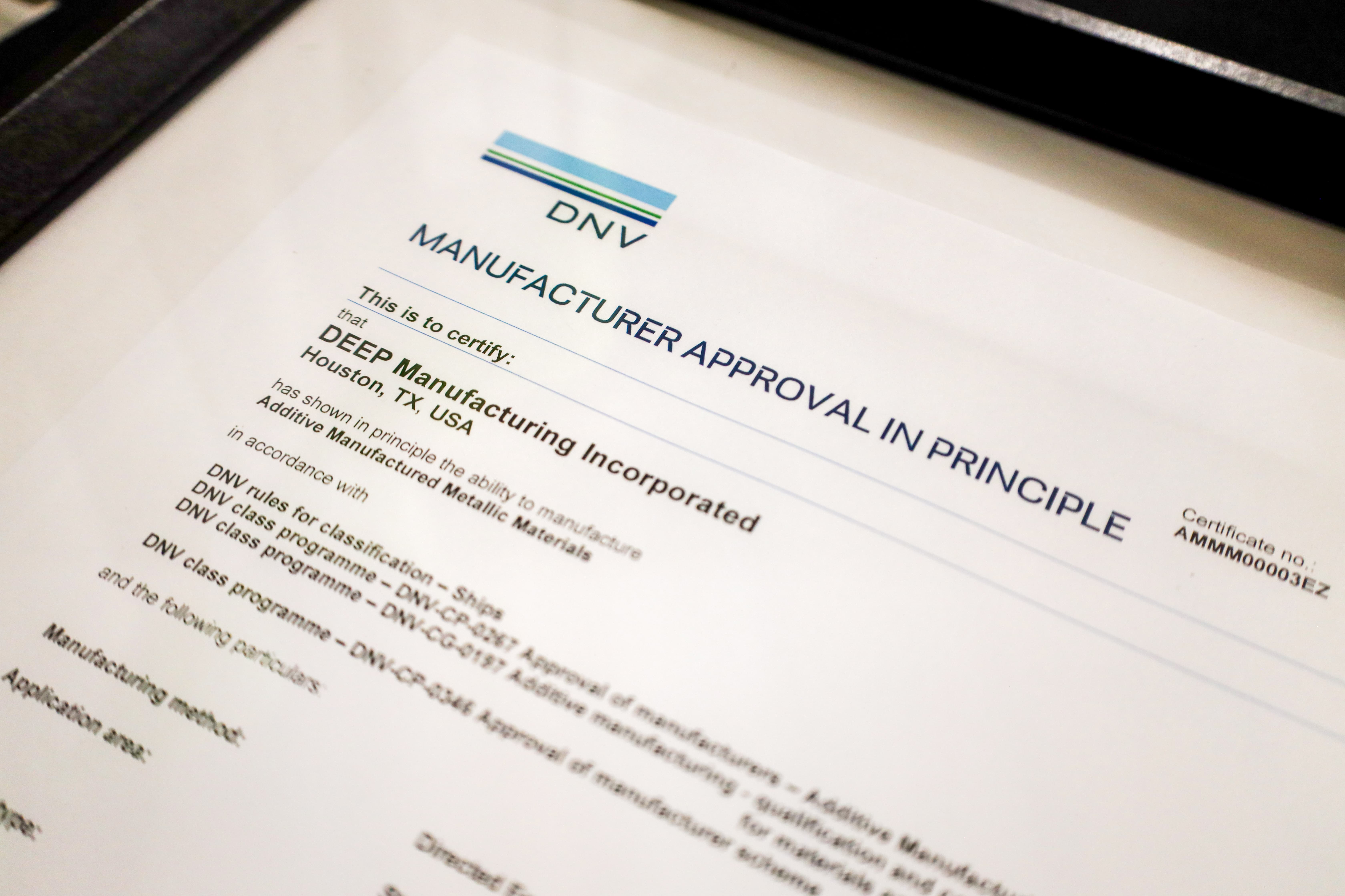 DNV AiP | Houston