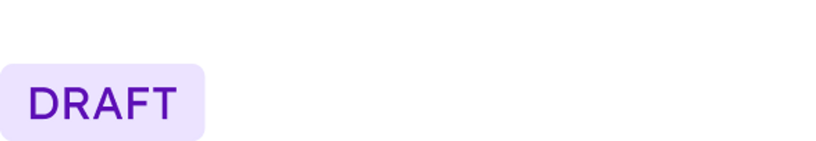 Status draft