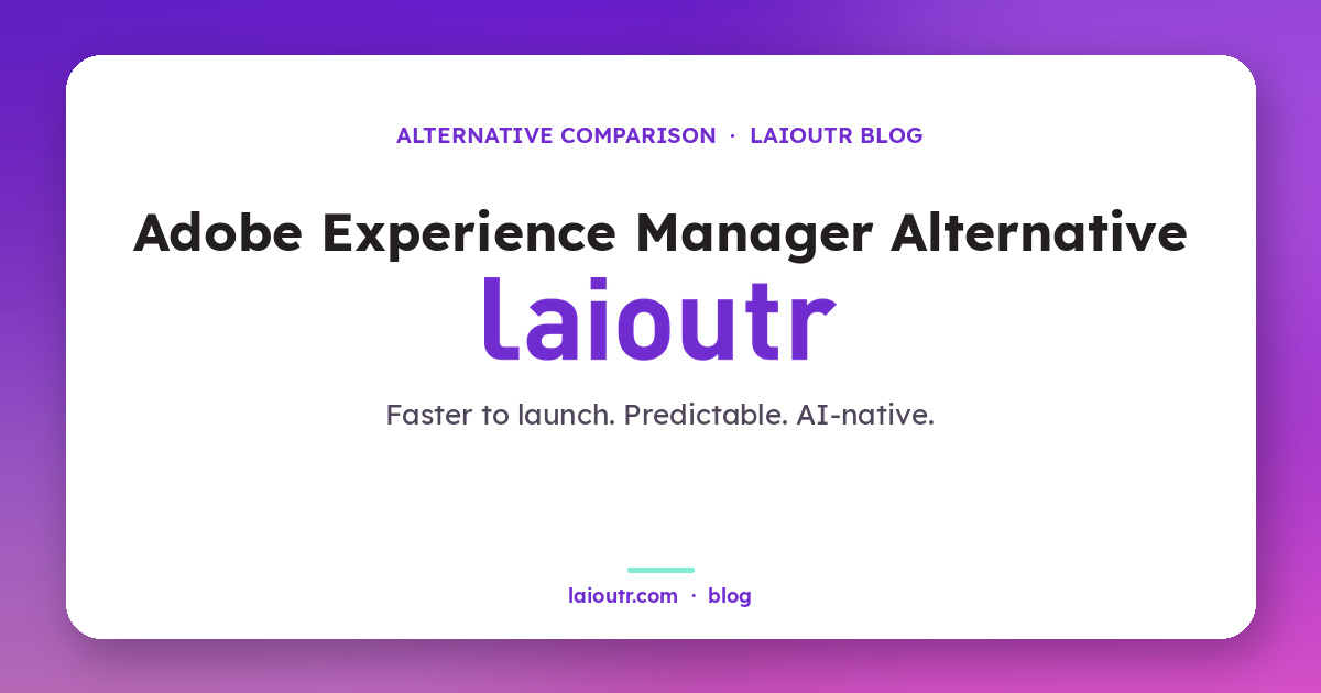 Adobe experience manager vs laioutr