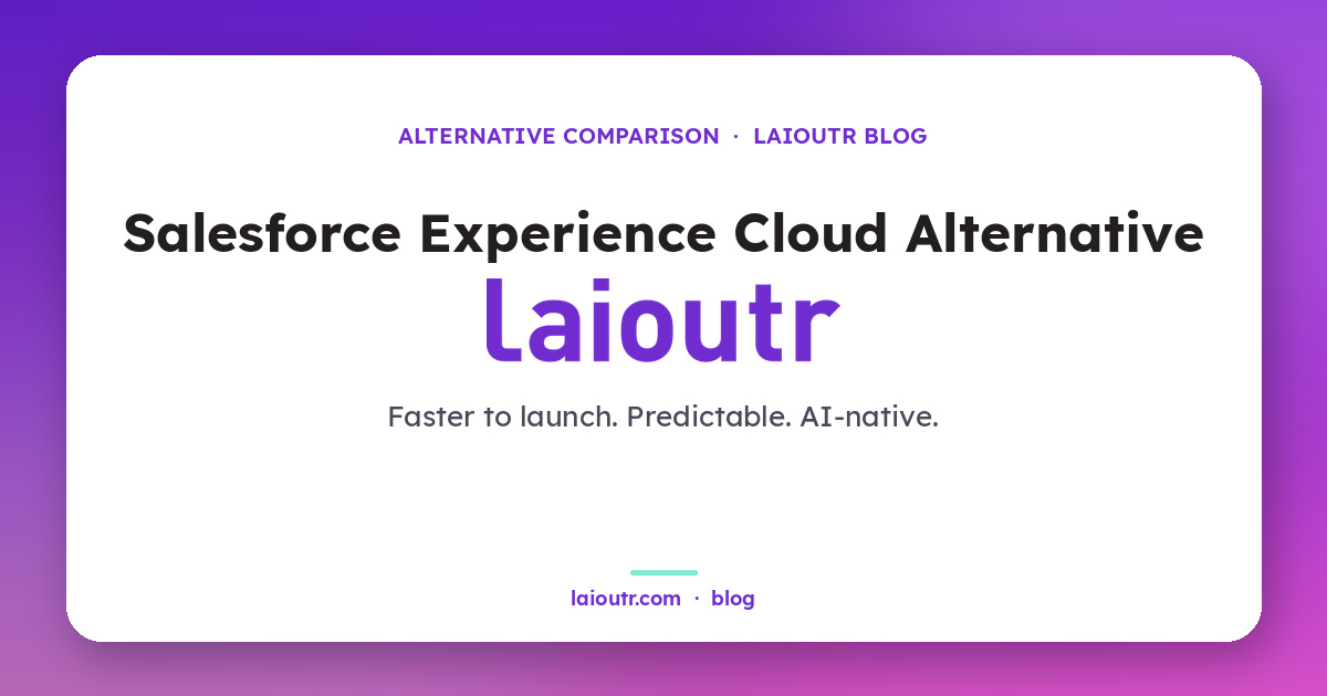 Salesforce experience cloud vs laioutr