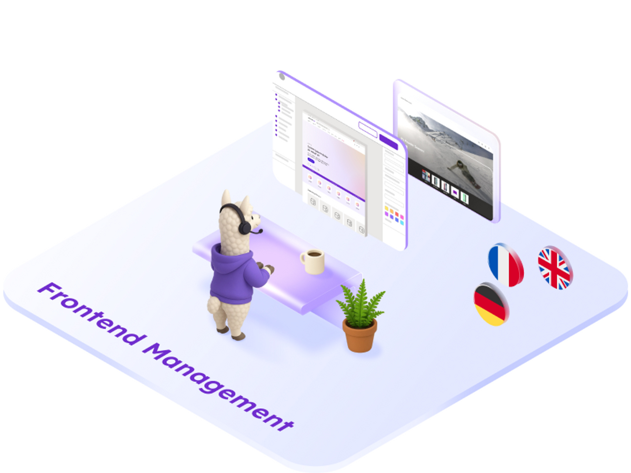 Layer frontend management