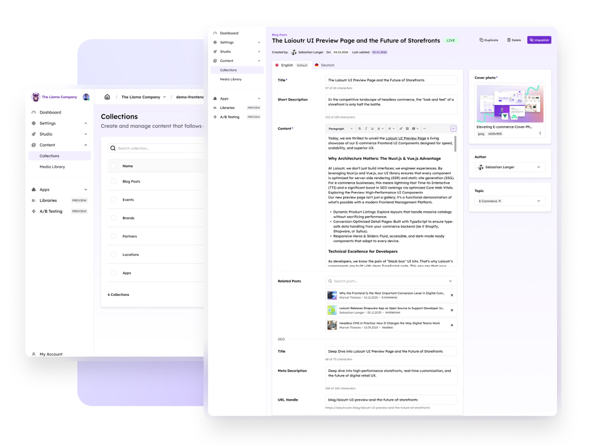 Schema basiertes Content Management