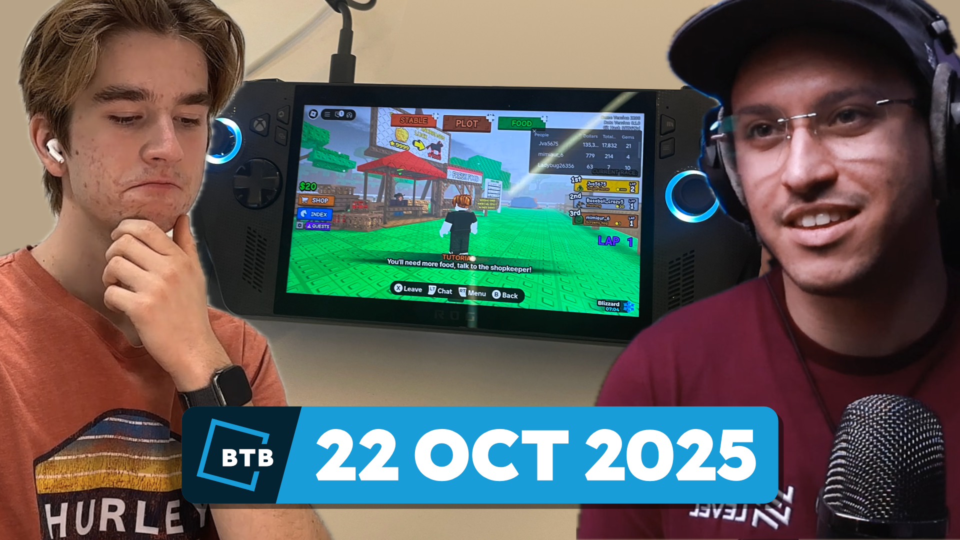 Fedor and Adam look at Roblox on the new ROG Xbox Ally.