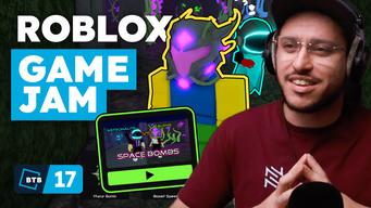 Roblox Game Jam - my submission, Space Bombs, featuring an "astronauts vs aliens" theme.