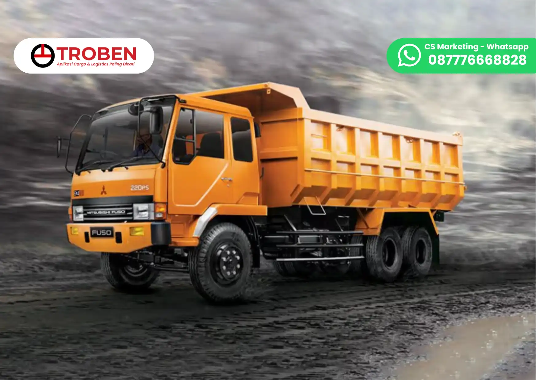 Spesifikasi Lengkap Dump Truck Mitsubishi Fuso 220 PS 