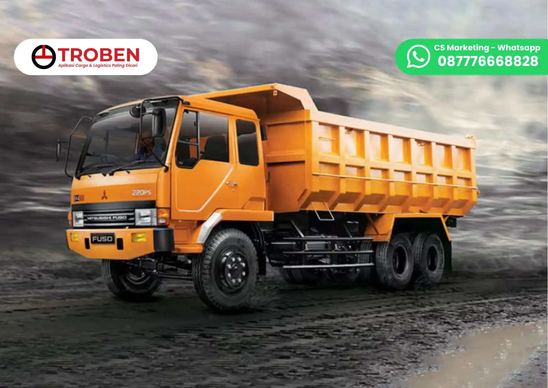 Mengenal Spesifikasi Mitsubishi Fuso 220 PS 6x4