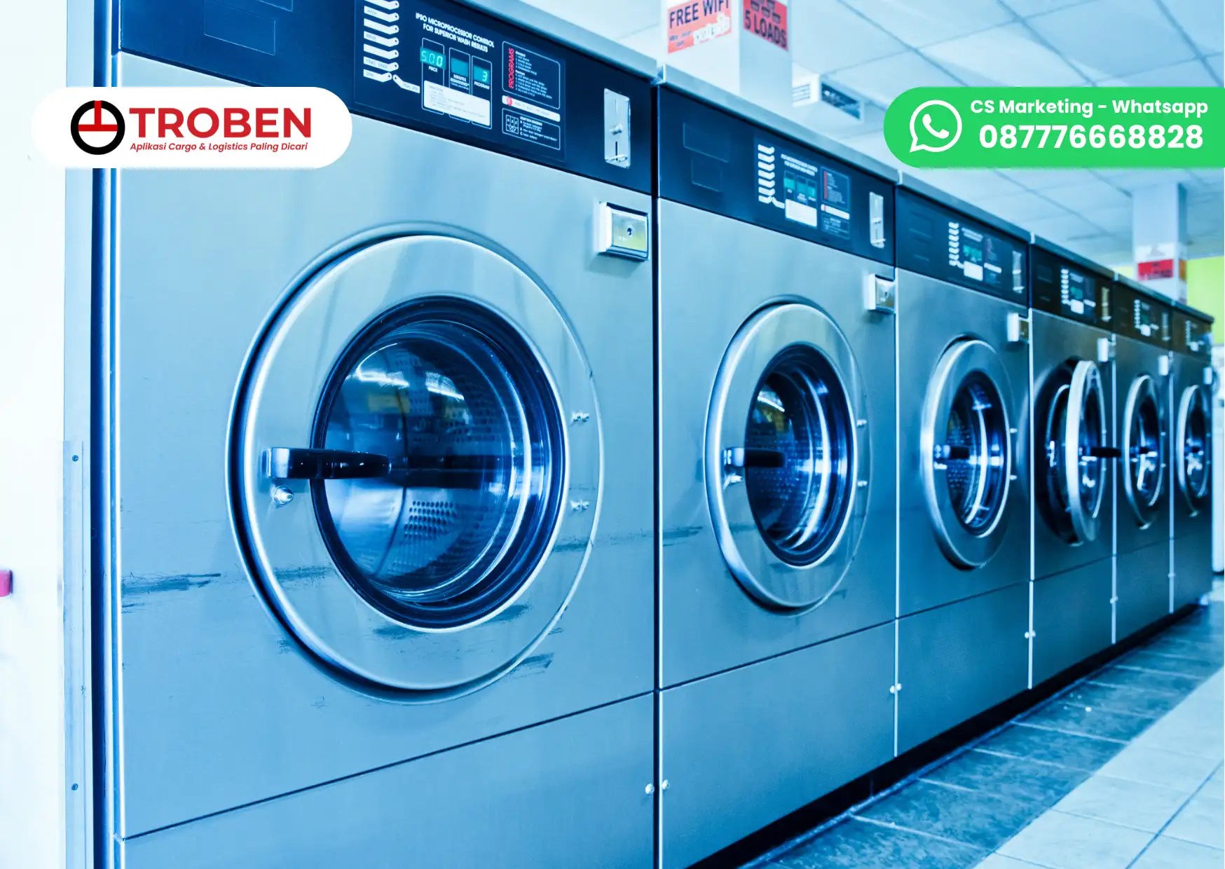 Jasa Pengiriman Mesin Cuci Termurah dan Aman di Troben