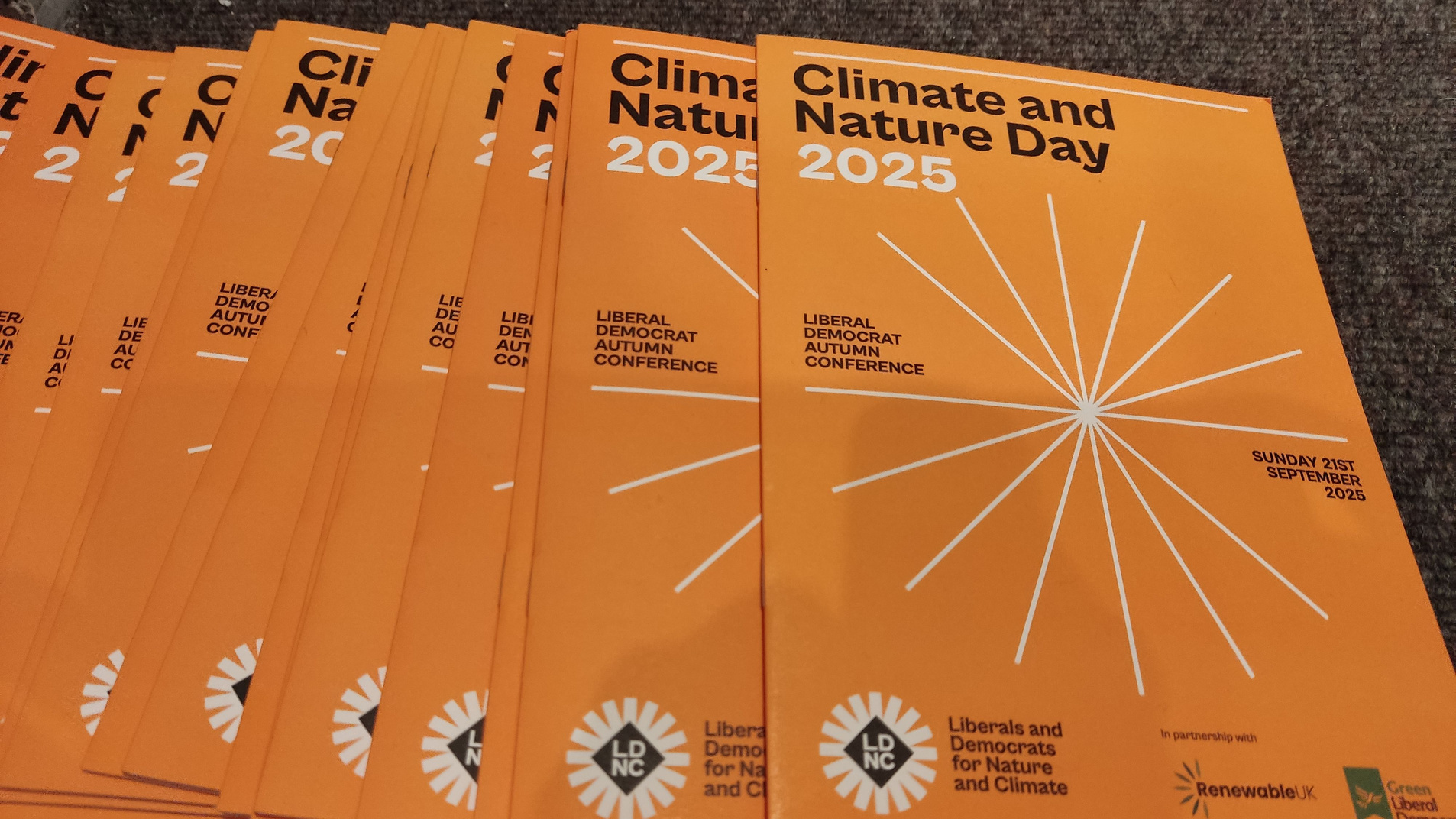 Lib Dem Autumn Conference 2025: Climate and Nature Day