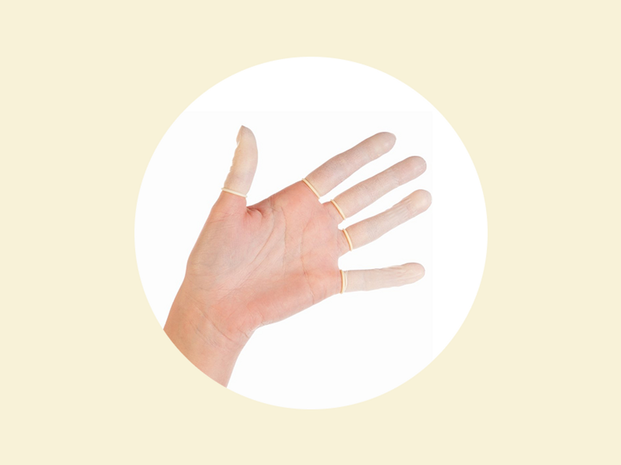 Hygostar® Latex Fingerlinge, puderfrei