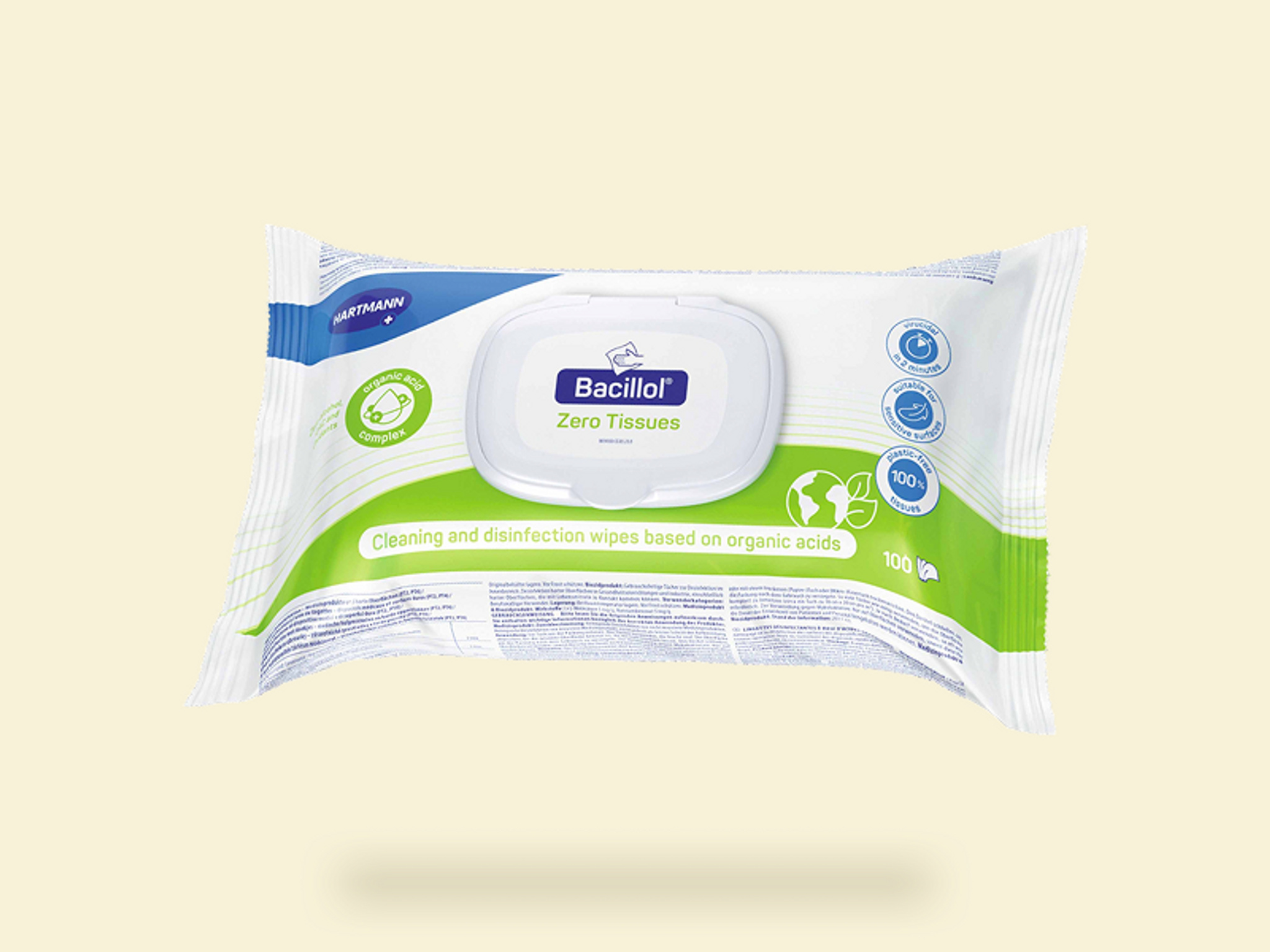 Bacillol® Zero Tissues Reinigungs- und Desinfektionstücher