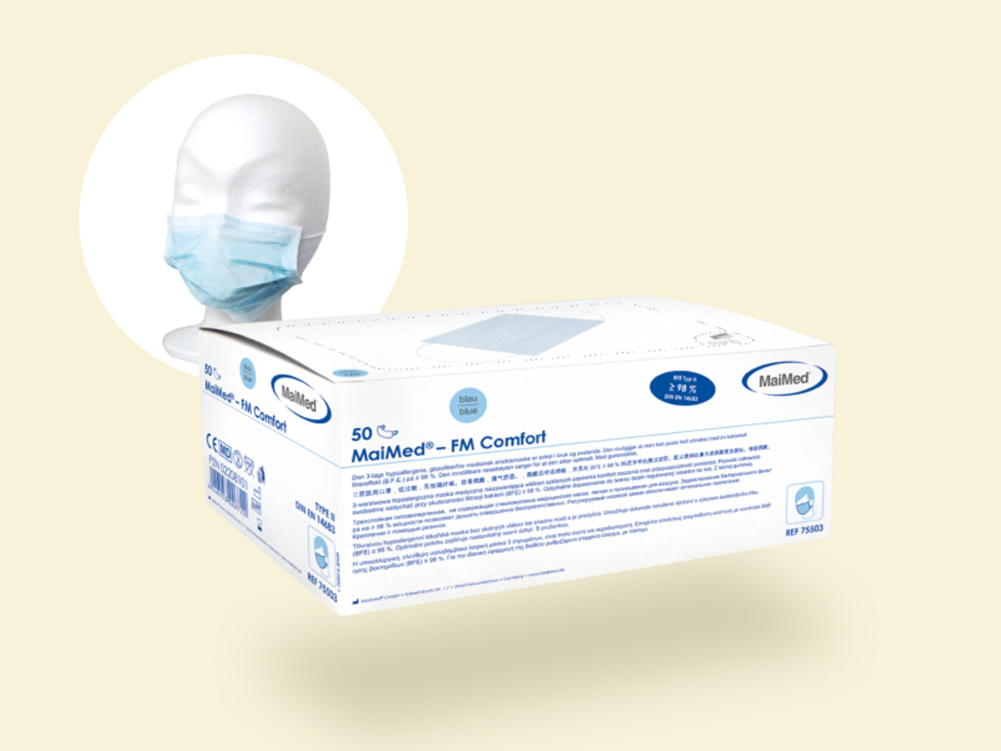 MaiMed® FM Comfort OP-Mund­schutz