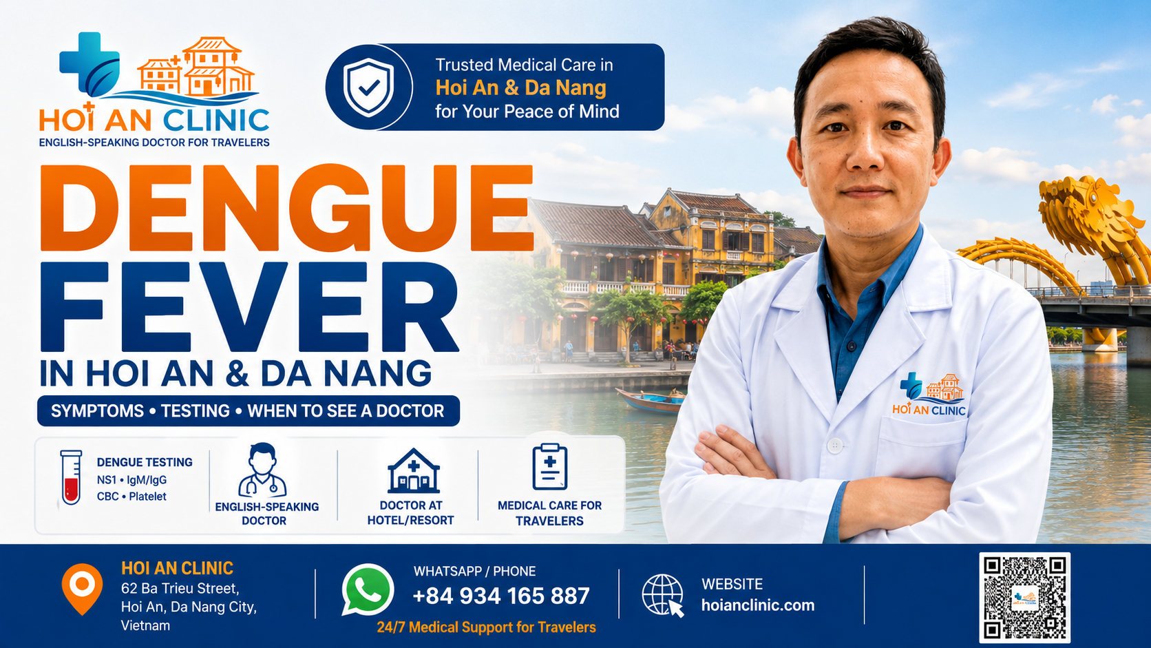 Dengue Fever in Hoi An & Da Nang: Symptoms, Testing & When to See a Doctor