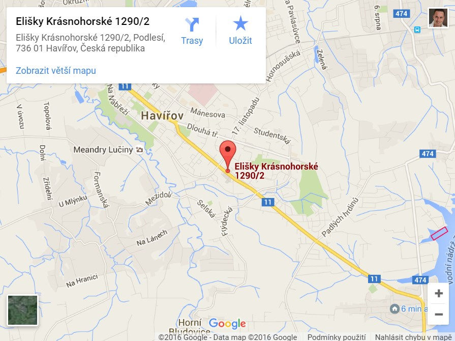 Mapa – Elišky Krásnohorské 2, 3. patro