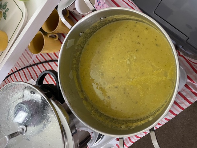 Another pot of homemade soup for a CAFOD Lent Lunch