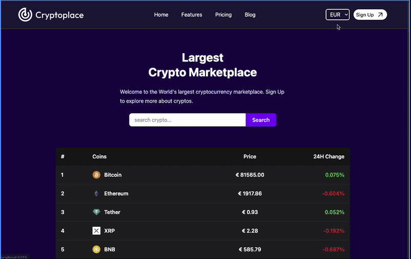Crypto Place