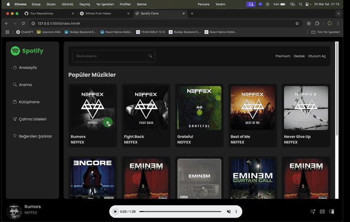 Spotify Clone
